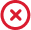 X mark icon