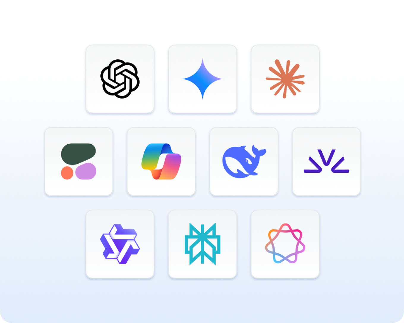 AI Logo Grid