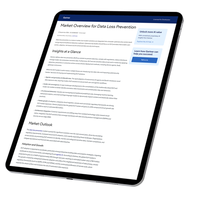 Gartner Market Guide to DLP