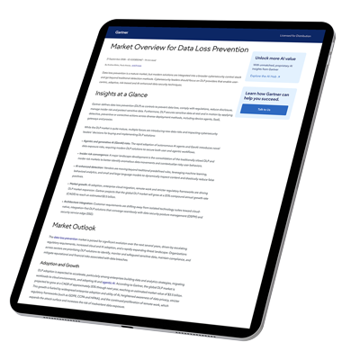 Gartner® Market Overview for DLP