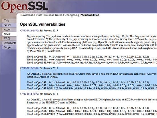 OpenSSL patch