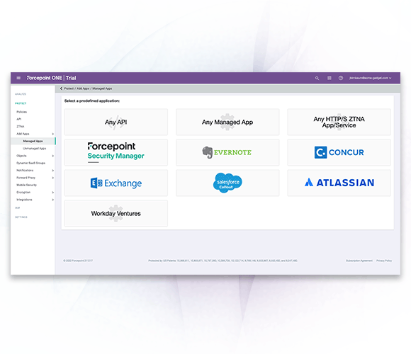 Forcepoint Zero Trust Network Access (ZTNA) offers fast and seamless access to only the private applications workers need, wherever they're located.
