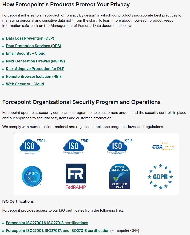 Forcepoint Trust Hub image