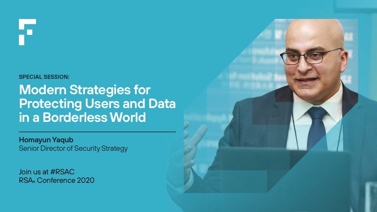 Forcepoint Senior Security Strategist Homayun Yaqub at RSA2020