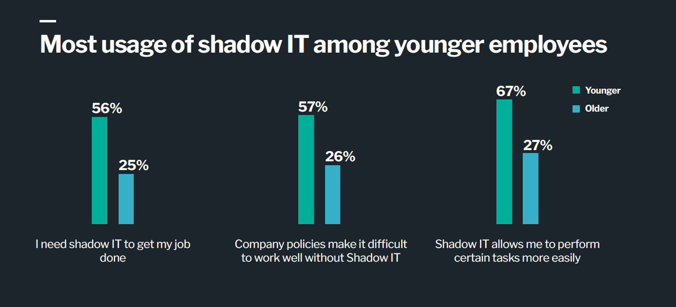 Tiny Crimes - Usage of shadow IT skews younger