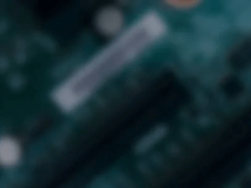 A blurred circuit board