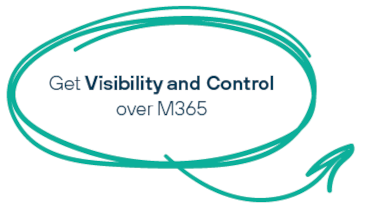 A rough drawn flowchart bubble with text about M365 security