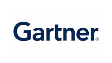 Company logo for Gartner - navy blue on a white background