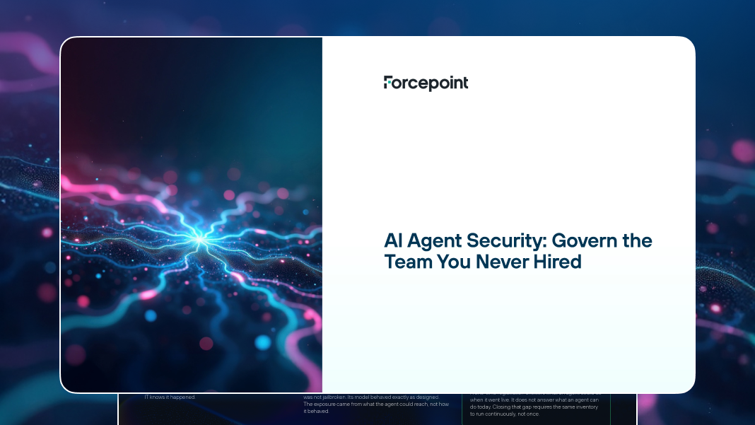 Forcepoint AI Agent Security ebook image